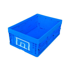 Стабилизированные голубые складные пластмасовые контейнеры/складывая пластиковые клети