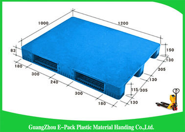Паллеты нормального размера Stackable пластиковые, нагрузка двухлобных сверхмощных паллетов высокая