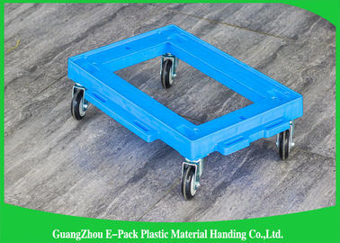 Подгонянный паллет пластиковое двигая Dolly100 - 150KG емкость 612 * 412 * 145mm