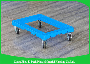 Подгонянный паллет пластиковое двигая Dolly100 - 150KG емкость 612 * 412 * 145mm