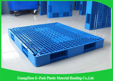 Одиночный посмотрел пластиковый HDPE 100% девственницы паллетов евро провентилированный для склада