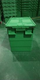 Более глубокие контейнеры крышки 600*400*462 mm пластиковые прикрепленные с подгонянным логотипом