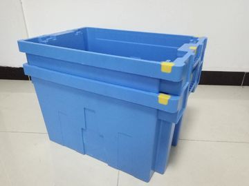 Штабелировать нормальный размер 600*400mm коробки Tote гнездиться твердый пластиковый