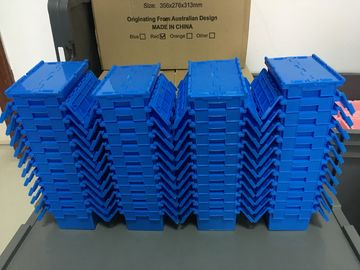 Небольшой Tote гнезда стога размера 120*80*60 mm пластиковый кладет прикрепленные крышки в коробку