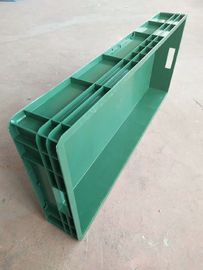 Полиэтилен девственницы евро штабелируя коробки 900*400*120 mm усиливая внутрь для стабилизированного нагружая хранения рассекателя