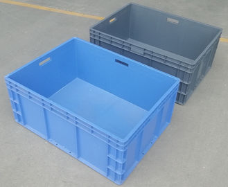 Емкость загрузки 45kg пластмасовых контейнеров 800*600*340 mm девственницы большого тома Stackable